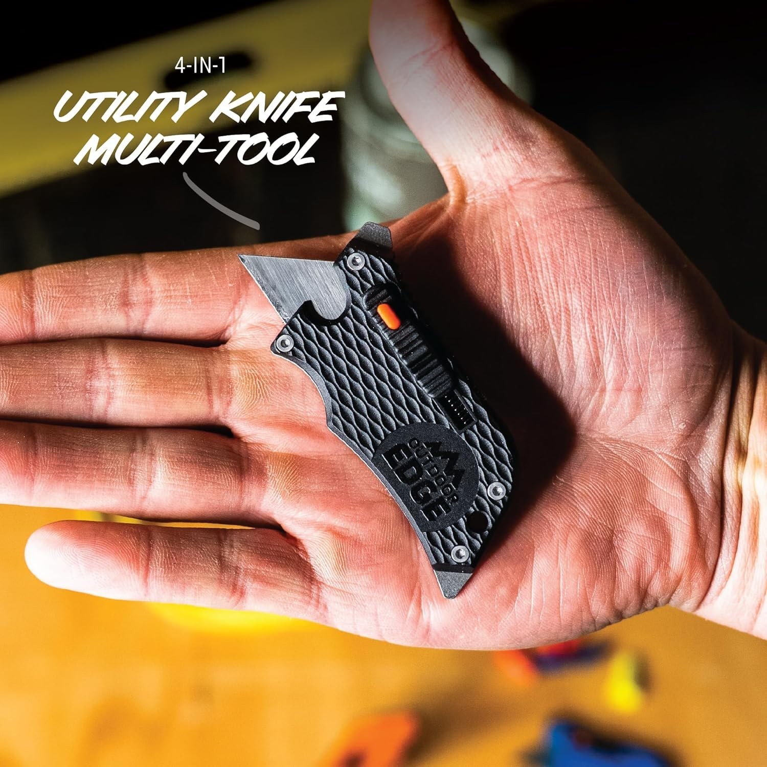 SlideWinder Multi-Tool Utility Knife with Replaceable Razor Blade & Screwdrivers