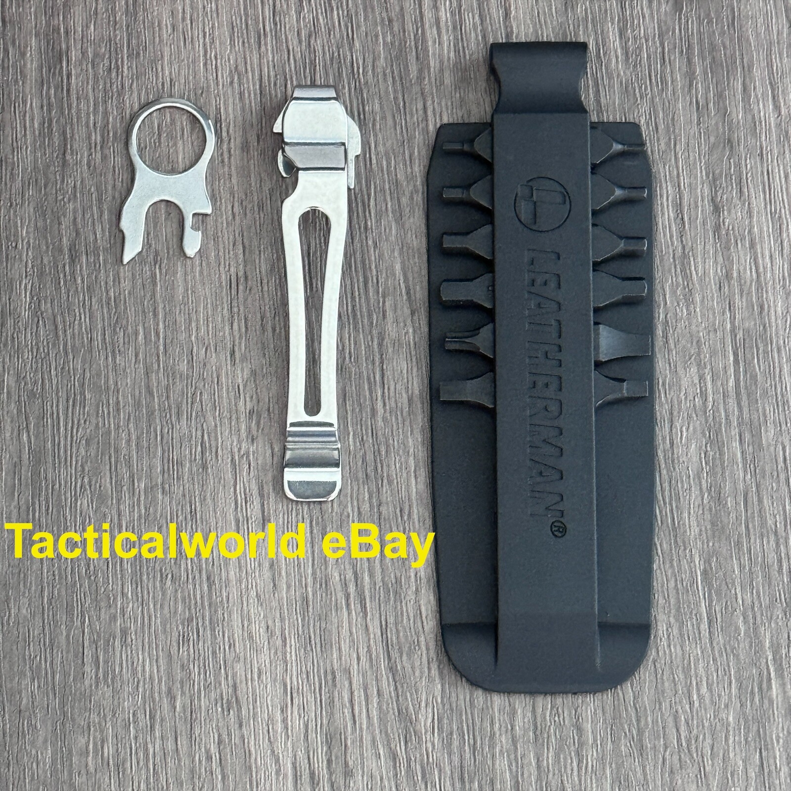 Leatherman Removable POCKET CLIP & RING & BITS for Wave Plus, Charge Plus, Surge