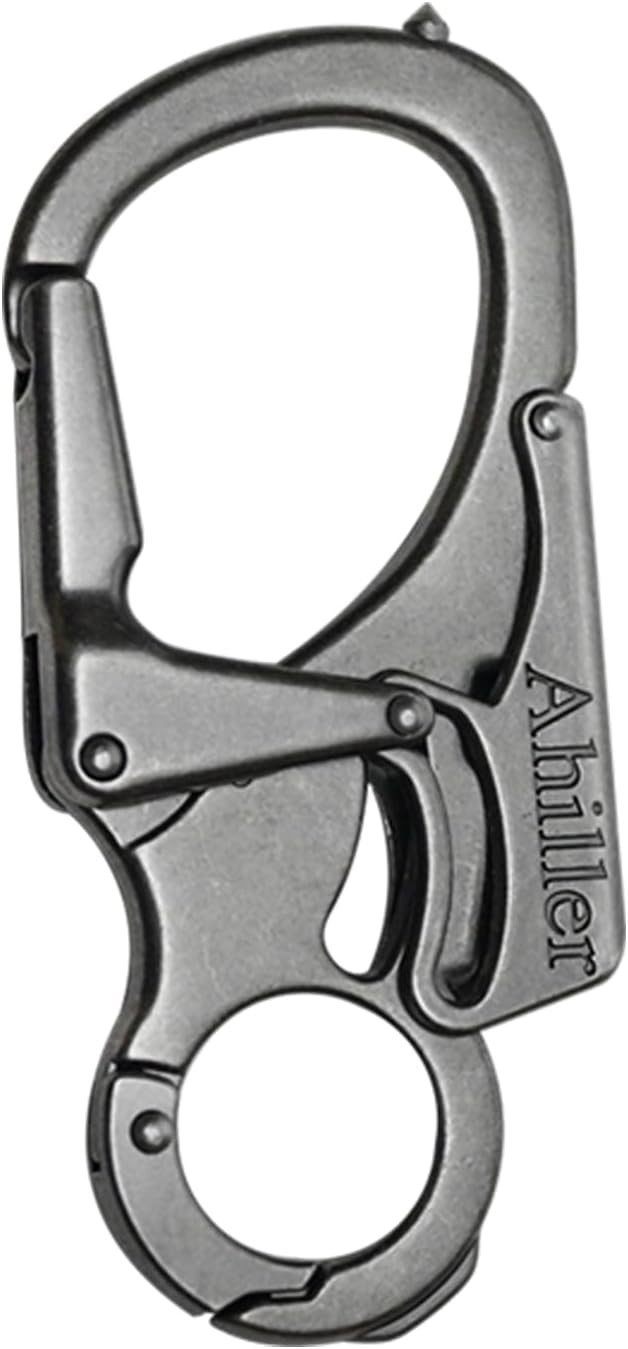 Carabiner Keychain Clip, Double Lock Designed – Tungsten Steel Tip,