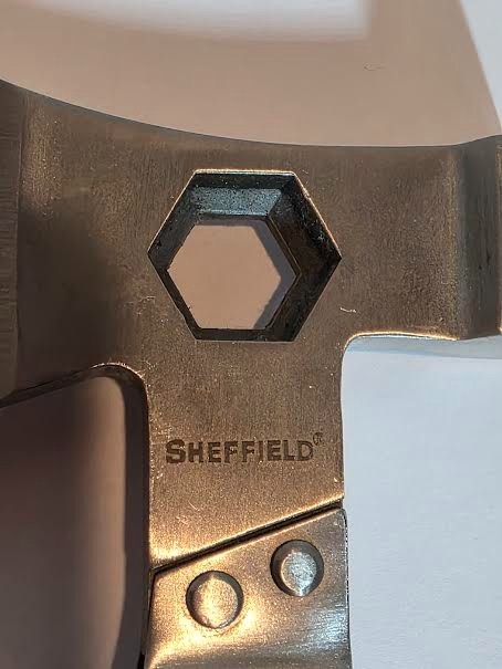 Sheffield 12301 Camper 12-in-1 Multi-tool Axe Stainless Steel Hardwood Handle