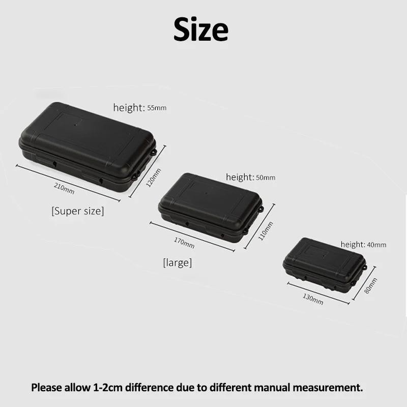Edc Survival Tool Box Waterproof Shockproof Outdoor Camping Fishing Storage Bag