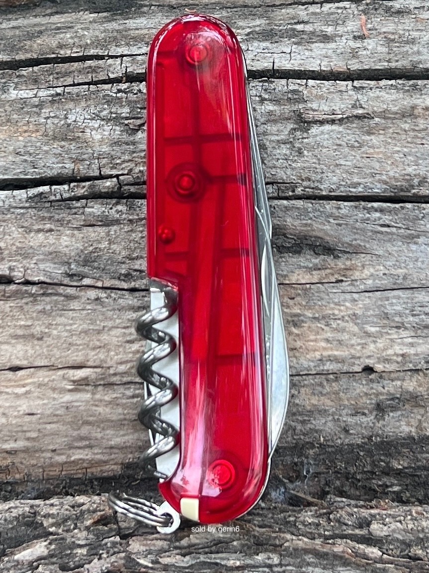 Victorinox Swiss Army Knife, Spartan Red Translucent 1.3603.T, New In Box