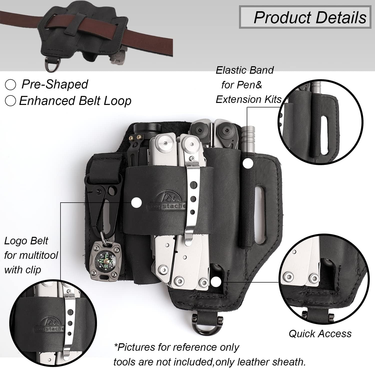 Leatherman Sheath with Flashlight Pocket
