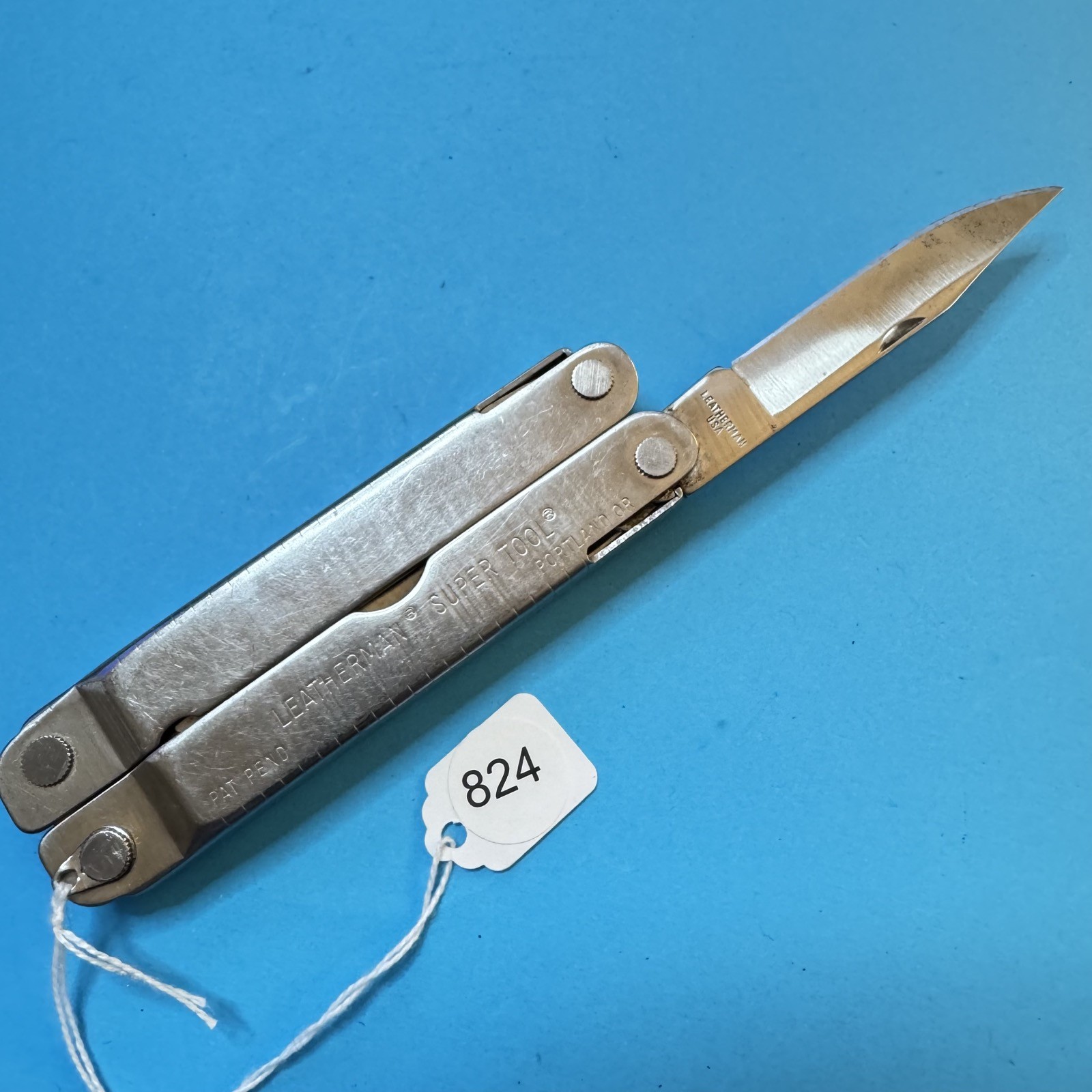Leatherman Super Tool Plier Multi Tool Pocket Knife New Nylon Sheath EDC #824