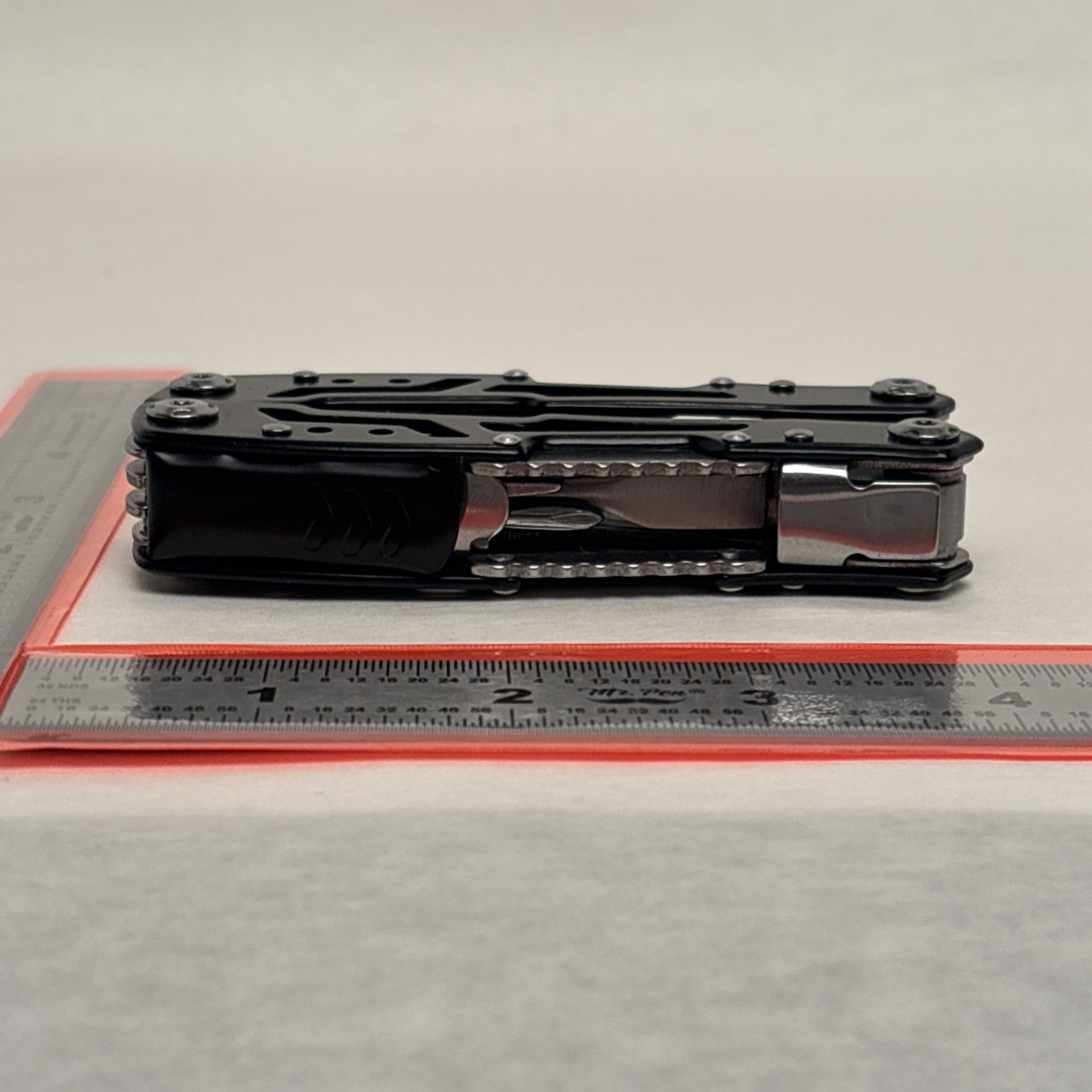 FANGFO Multi-Tool Tactical Black Heavy Duty Pocket Pliers EDC Tool w/ Pouch EDC
