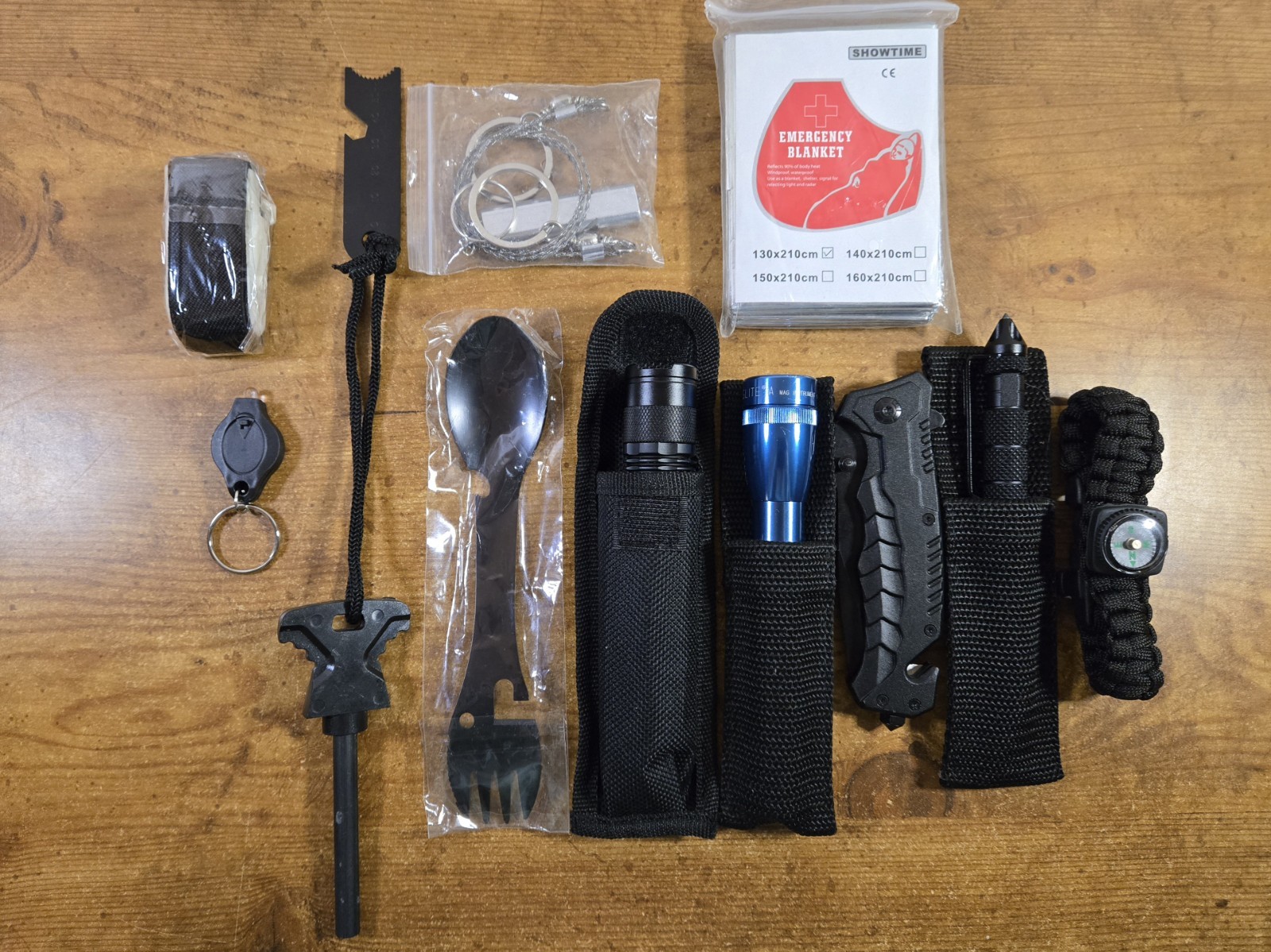 Showtime Outdoor Activity & Survival Multiple Piece Tool Kit, New