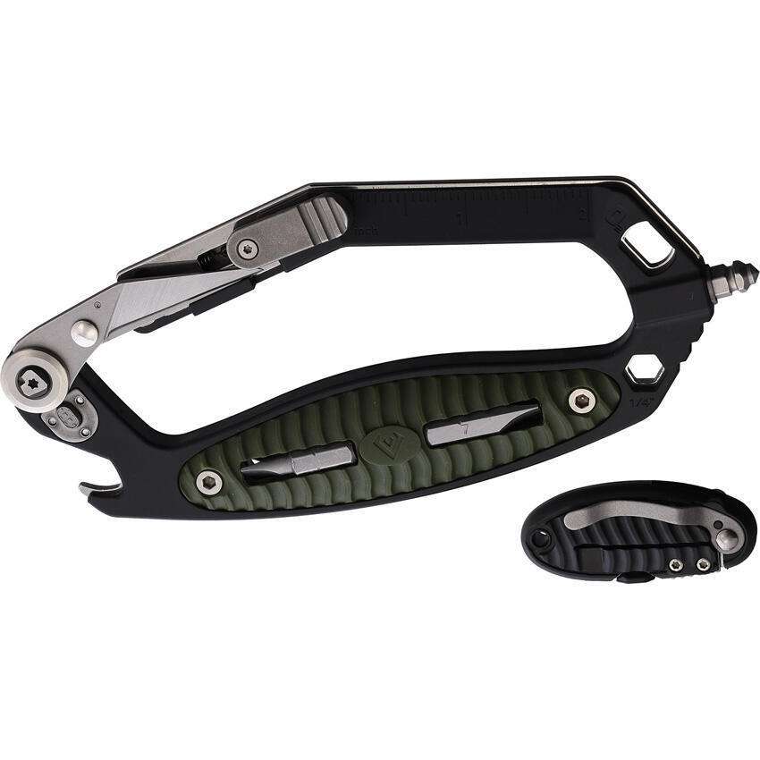 New V NIVES C.R.A.B. Black Green Handle VMT18FRNSWPBGR