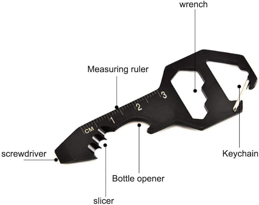 Keychain bottle opener multitool everyday carry gadget