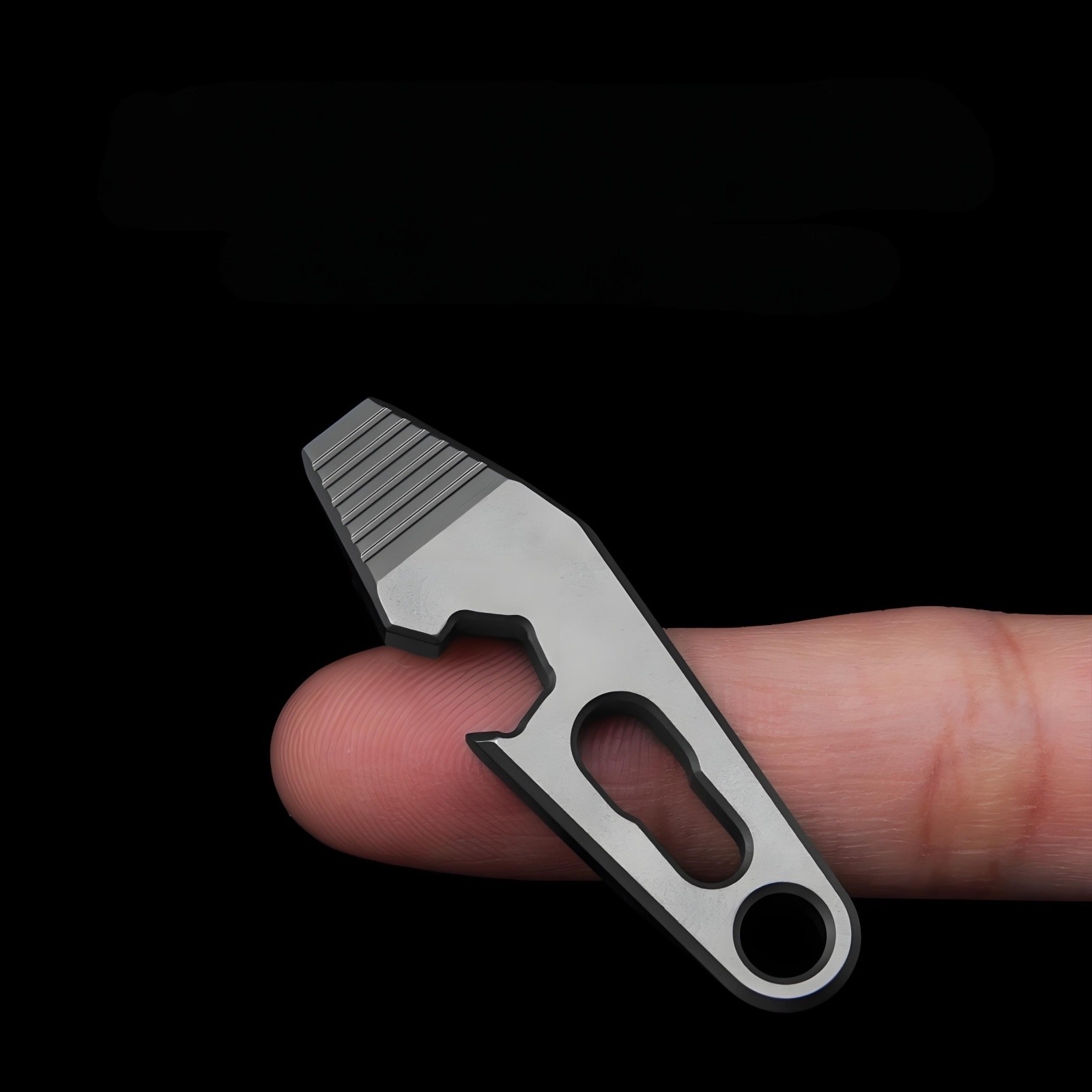 Titanium Alloy Mini EDC Pry Bar Bottle Opener Keychain Pocket Tool Lightweight