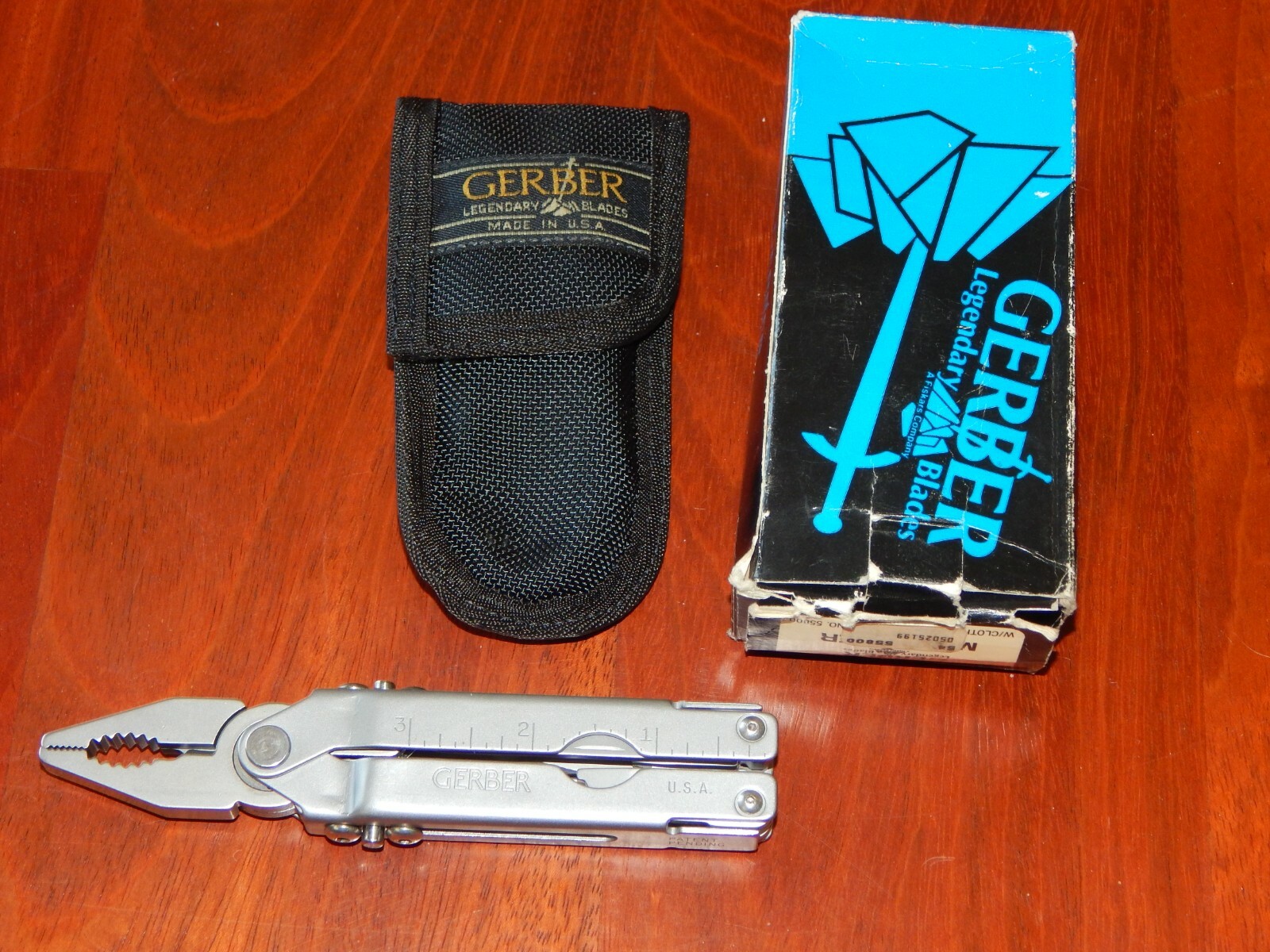 NEW GERBER MULTI-PLIER 55800 MULTI-TOOL STAINLESS SHEATH w/BOX, VERSION 2.0