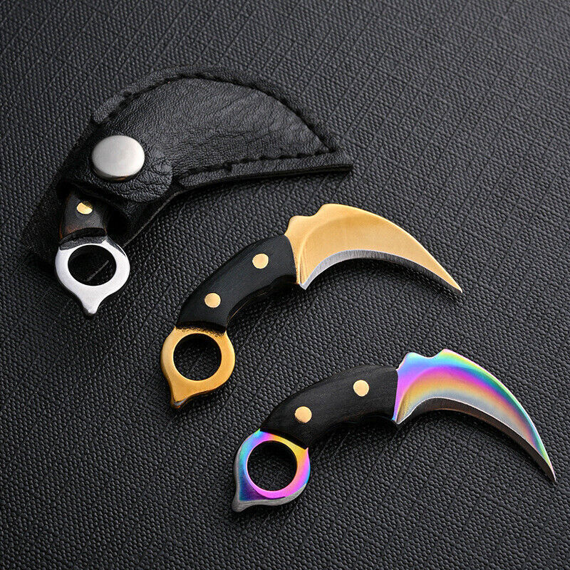 Outdoor Mini Folding Knife Keyring Pocket Sheath Keychain Men Gift Key Tools