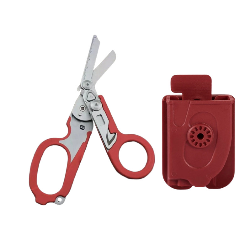 Tactical Folding Rescue Shears EMT Survival MultiTool Scissors Glass Break NEW