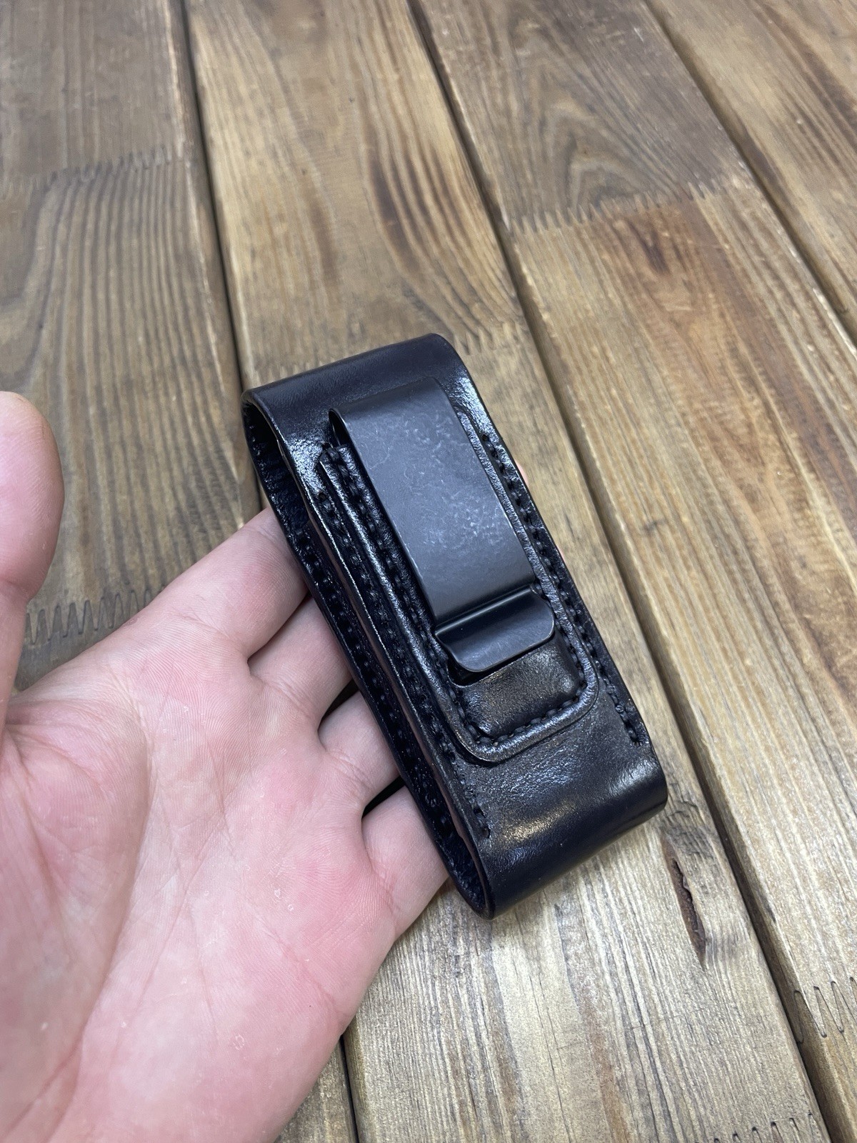 Leather Sheath for Victorinox SWISSTOOL SPIRIT With Belt clip