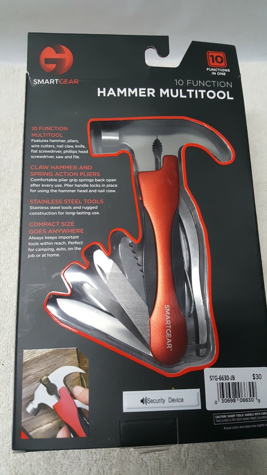 NEW SMARTGEAR 10-FUNCTION HAMMER MULTI-TOOL PLUS USED WINCHESTER MULTITOOL