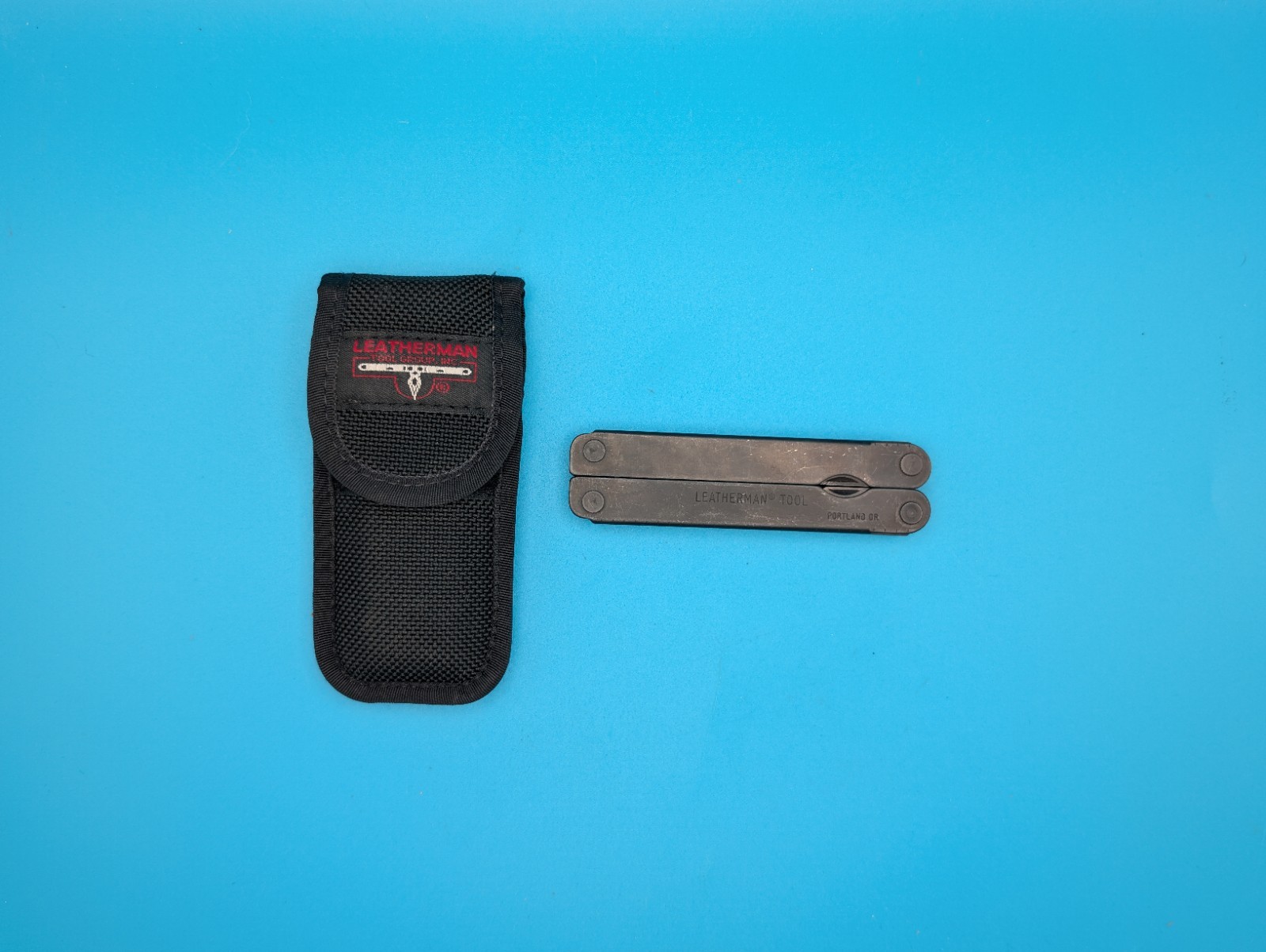 Leatherman PST Black Multi-Tool Nylon Sheath Retired Collectible USA