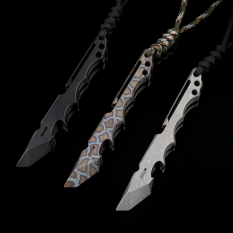 TC4 Titanium alloy Pry Bar with Clip Multi Tool for Outdoor Portable