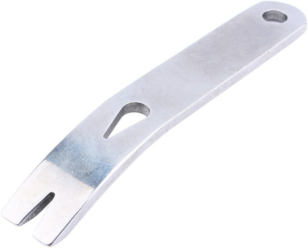 2Pcs Stainless Steel Pocket Bar, EDC Gear Mini 3Inch Crank Crowbar, Pocket Pry B