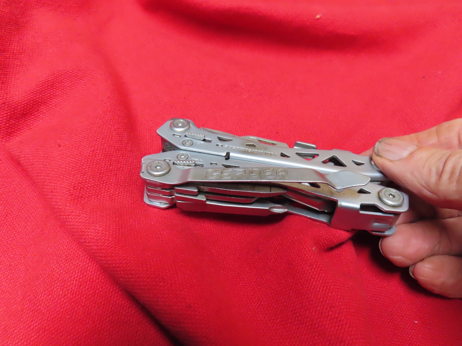 Gerber Suspension NXT Multi-Tool,Vtg,SS,Long Nose,w/o case,~GD+🤠🤠🤠G10.20.24