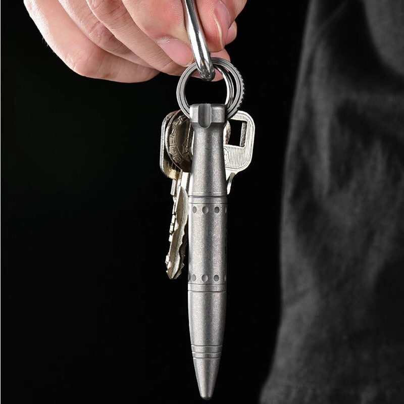 1PC EDC Titanium Pry Bar Crowbar Tactical Pen Outdoor Camping Multi Tool