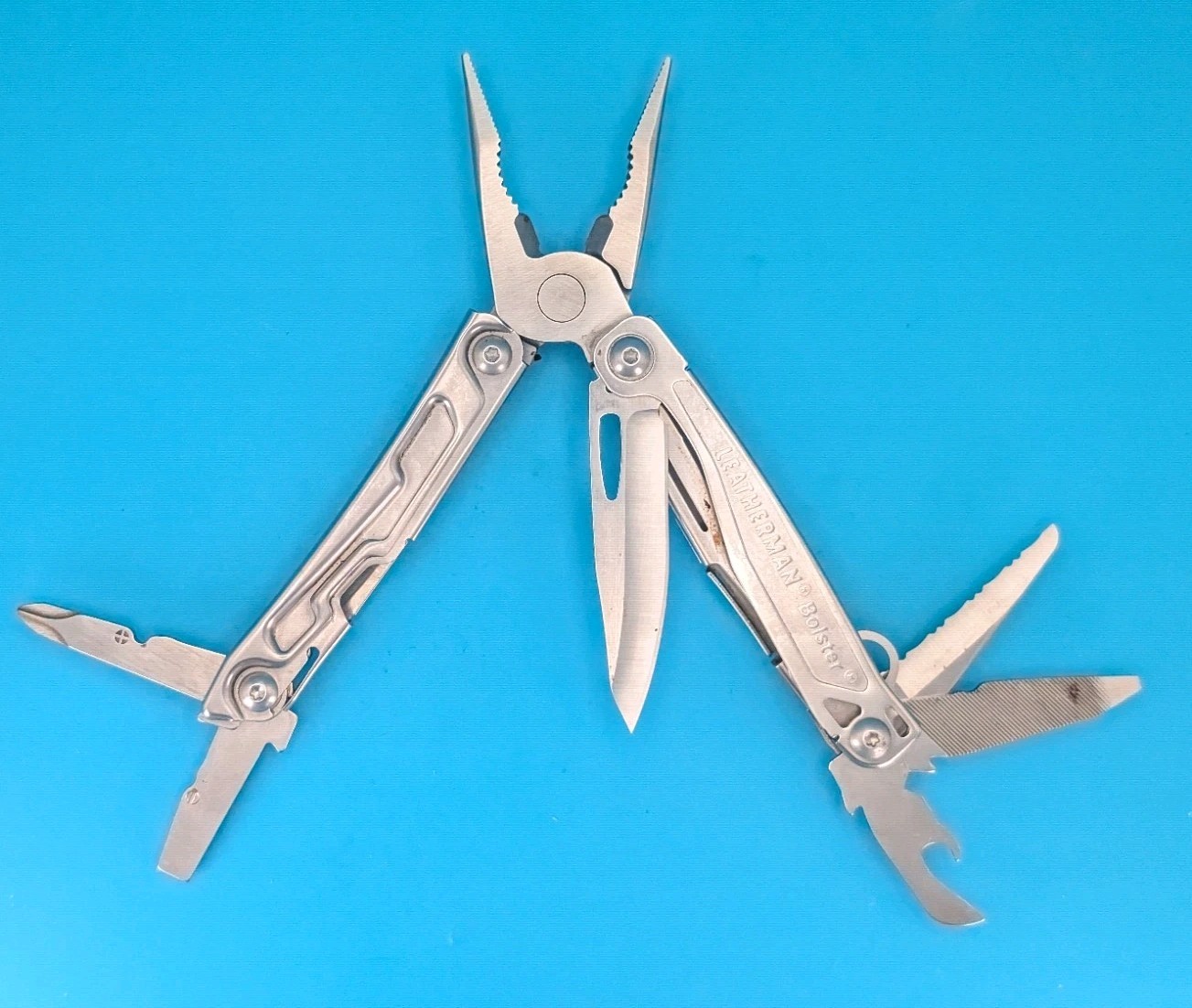 Leatherman Bolster 13 Tool Stainless Steel Multi-Tool! With Sheath!