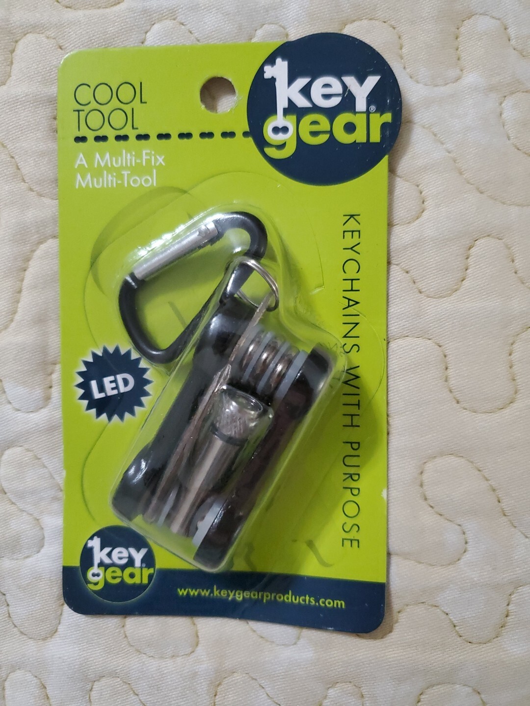 MULTI Cool Tool fix black keychain survival preparadness Key Gear stocking stuf