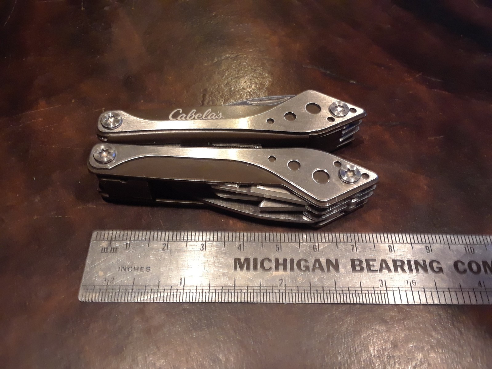 CABELAS SMALL PLIERS MULTI-TOOL Silver/Steel 12n1