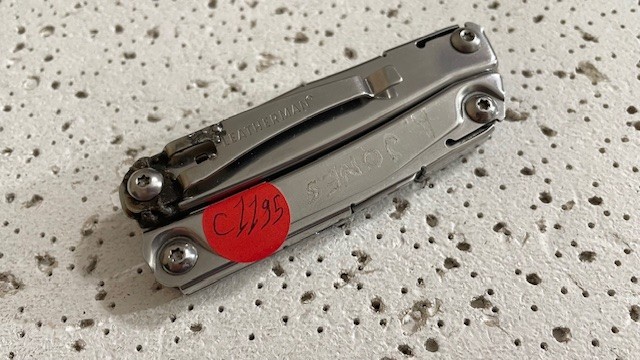 Leatherman Rev Stainless Steel Silver Multi Tool Linerlock Knife, Opener Bottle,