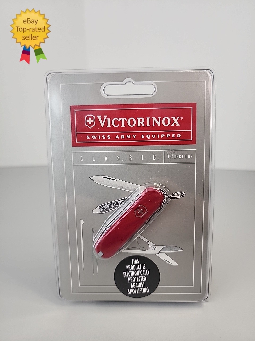 Victorinox Swiss Army Knife Classic SD Red 7 Function Keychain Made Switzerland