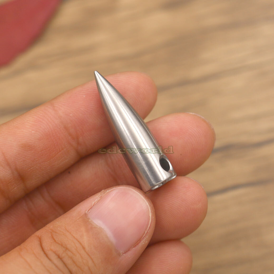 Solid TC4 EDC Titanium Alloy Keychain Necklace Pendant Outdoor Survival WR-III