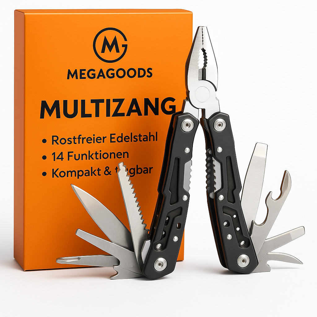 Stainless steel multi tool pliers folding knife outdoor tool set DE.