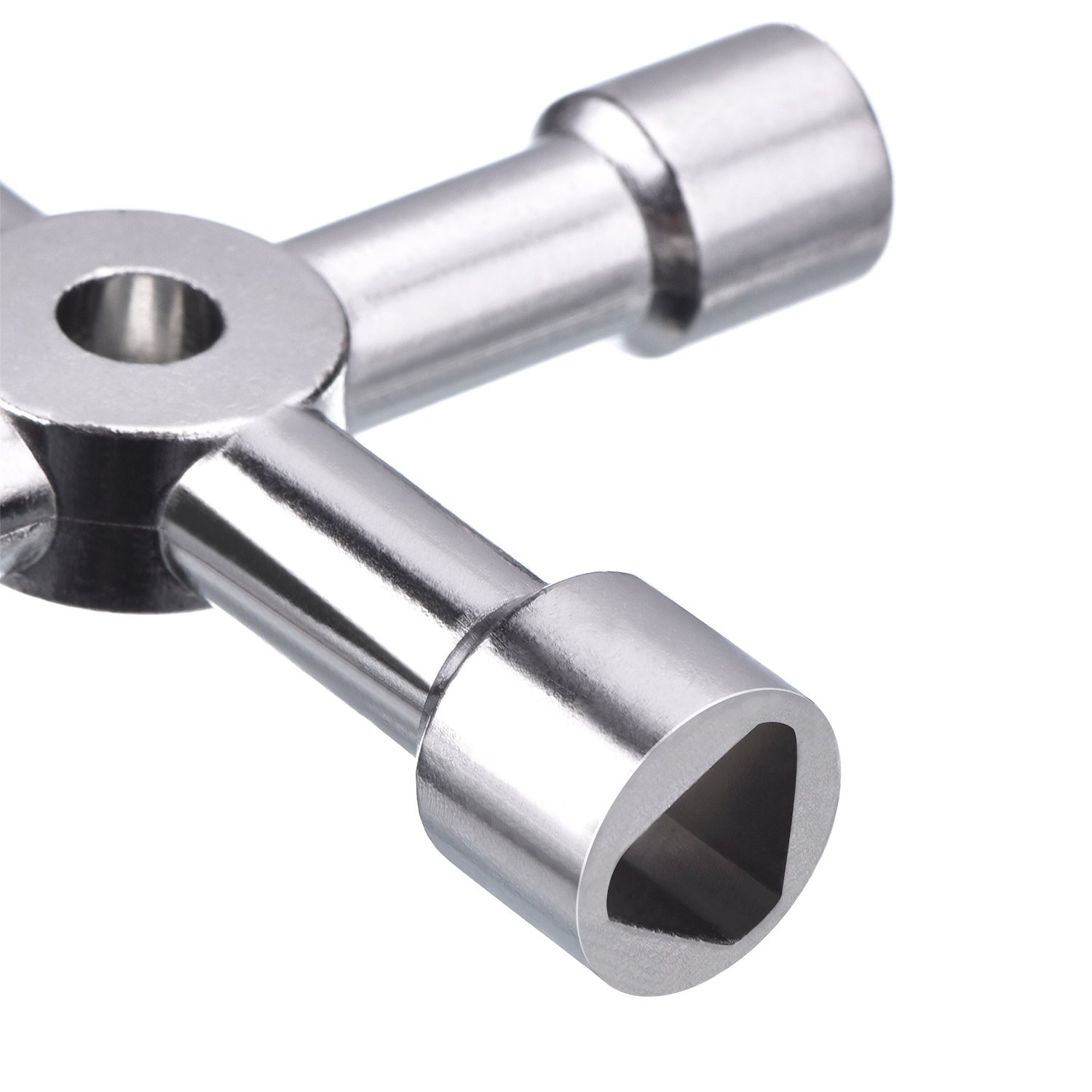 WILLBOND 4 Way Sillcock Water Key, 15/64″, 5/16″, 15/32″, 35/64″ Multifunction U