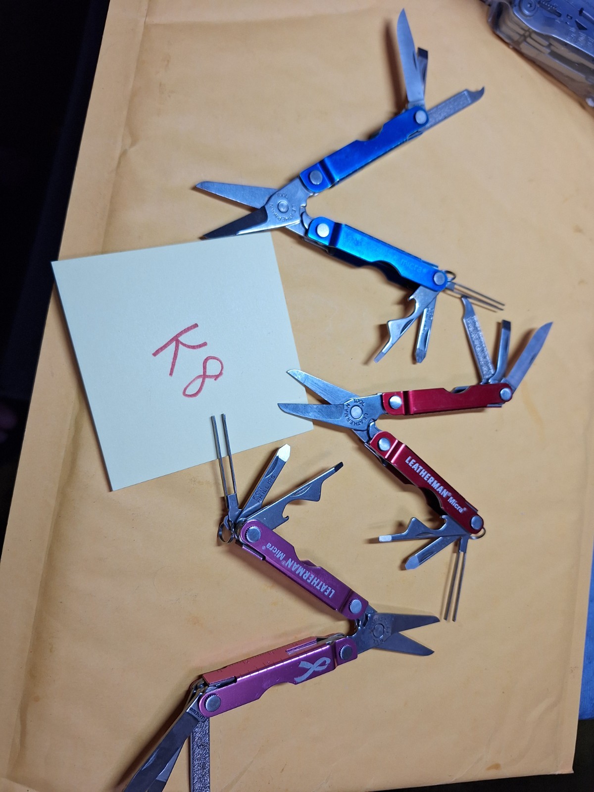 3 Leatherman MICRA Mini Multi Tools AIRPORT CONFISCATION LOT K8