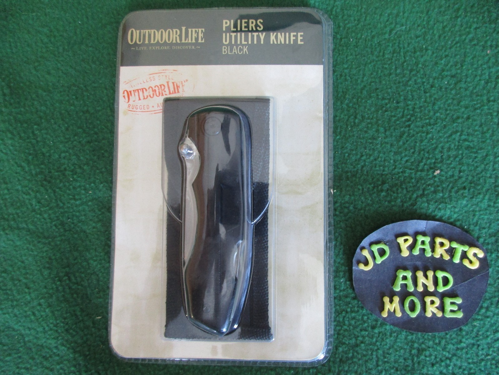 NEW IN THE PACKAGE OUTDOOR LIFE PLIERS UTILITY KNIFE MULTI-TOOL W/SHEATH 95688