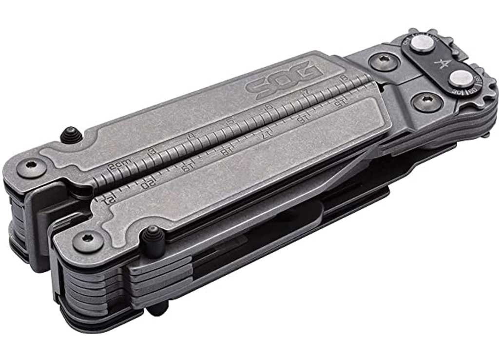 SOG SOG-PA3001-CP PowerAccess Assist Full-Sized Multi-Tool 21 Tools Stone Wash