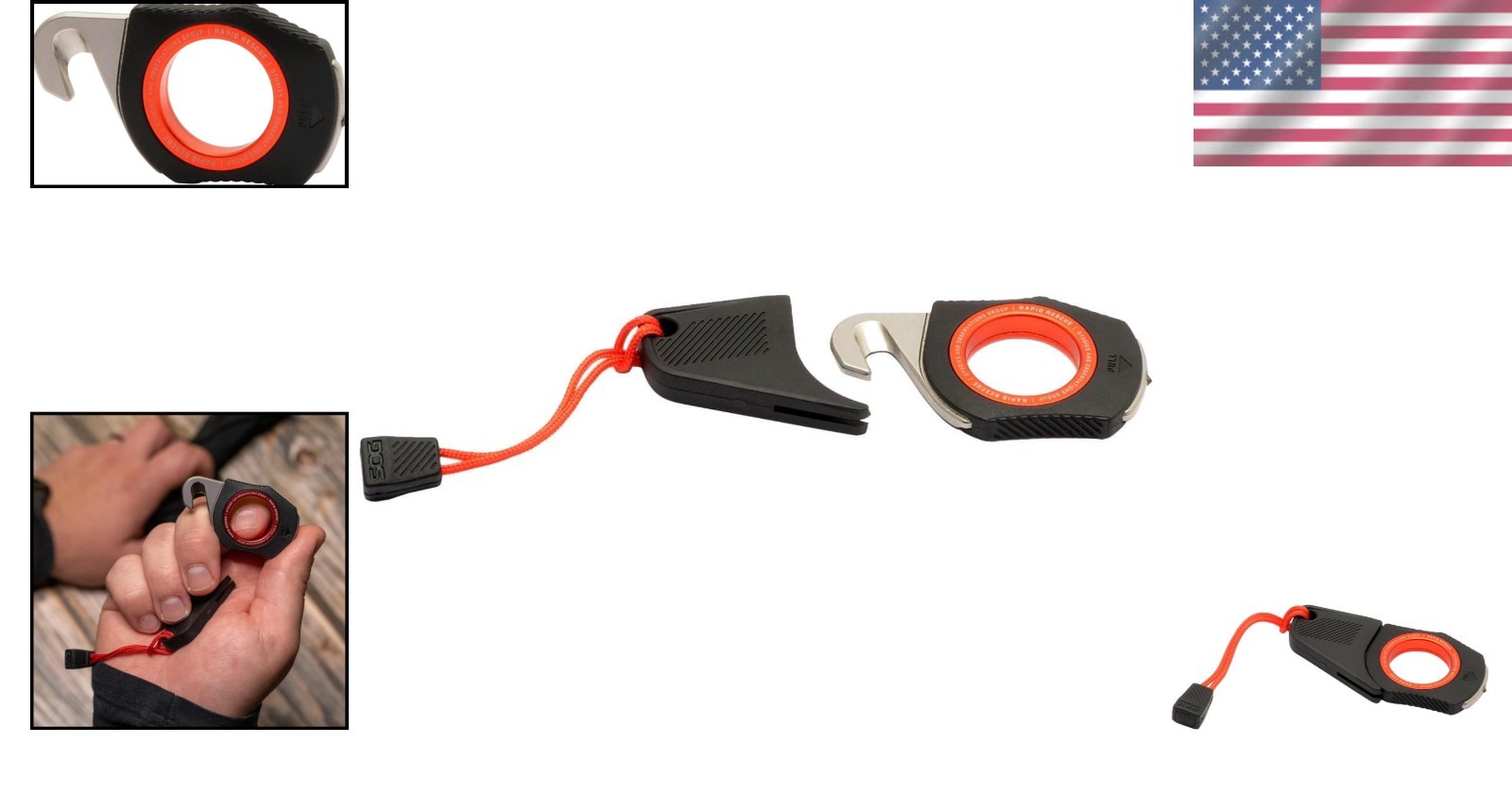 Durable Multi Tool with Seatbelt Cutter and Glass Breaker for Emergencies
