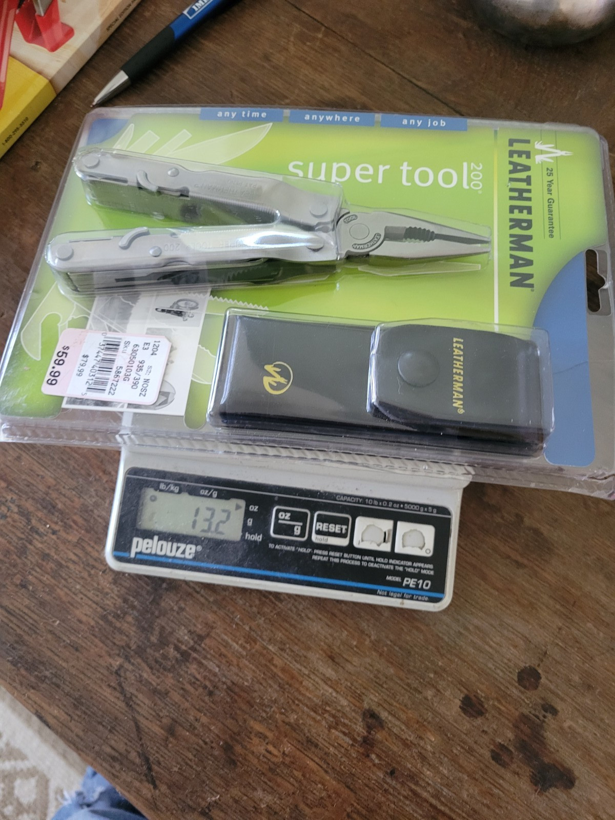 2nd 2001 Leatherman Super Tool 200 unused store display pack multi-tool