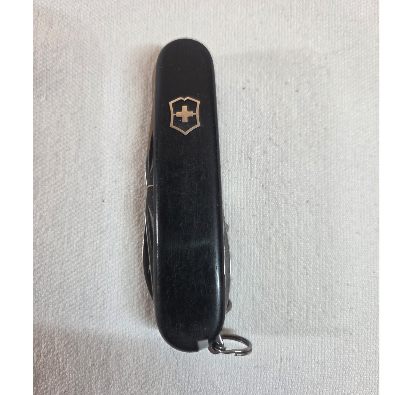 Victorinox Officier Suisse Swiss Army Multi-Tool Black 7 Tools Saw Corkscrew
