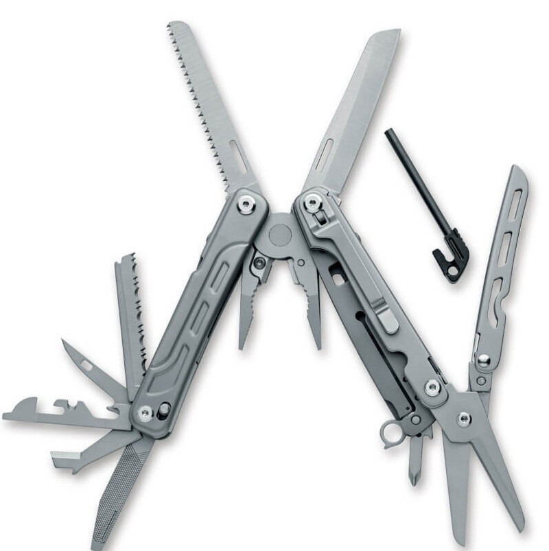 Black Fox Fortitude Multi Tool 15 Tools/Accessories w/Black Nylon Belt Sheath
