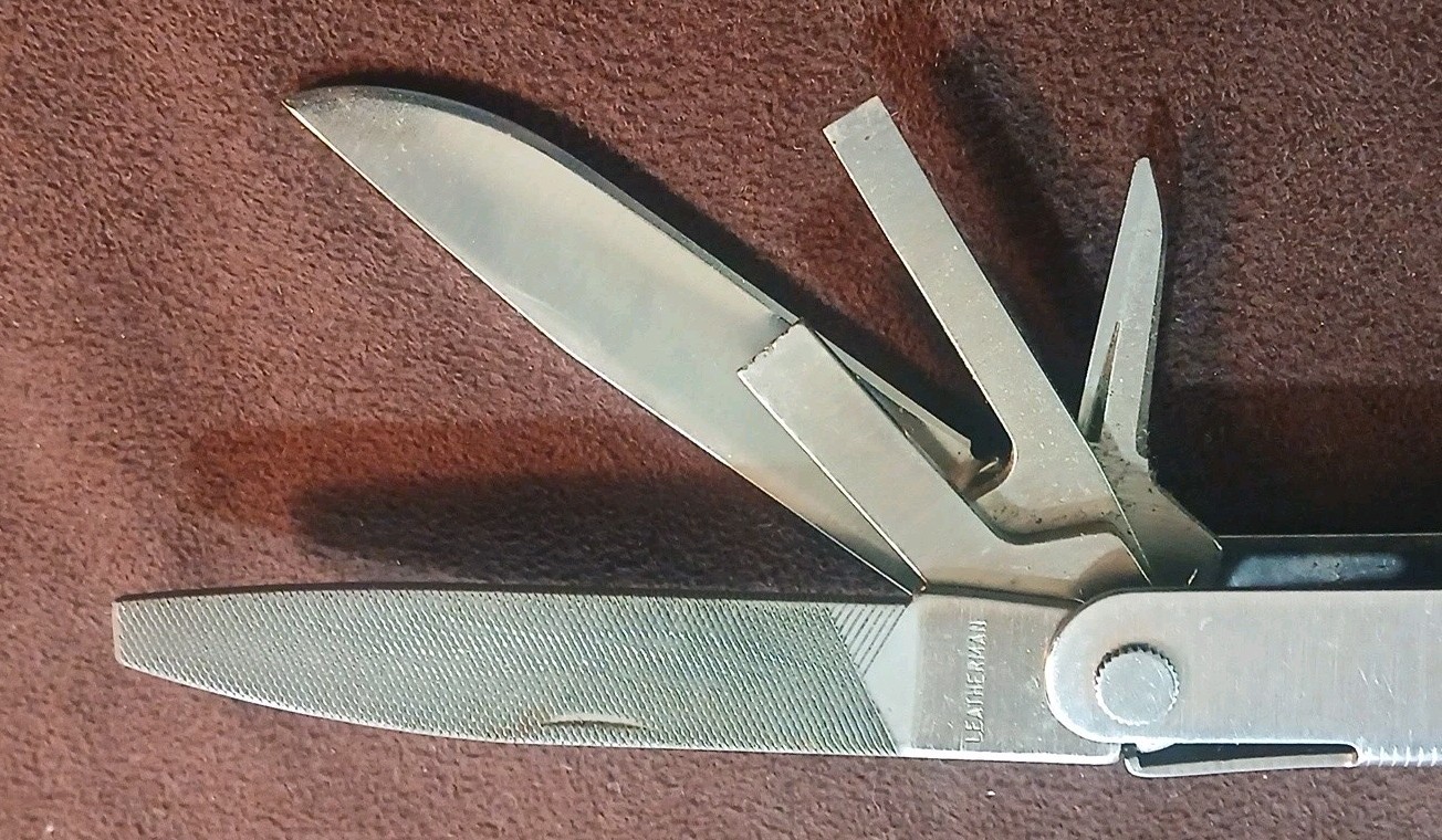 Vintage Pat. Pend. Letherman Super Tool With Blk Nylon Sheath, U.S.A.