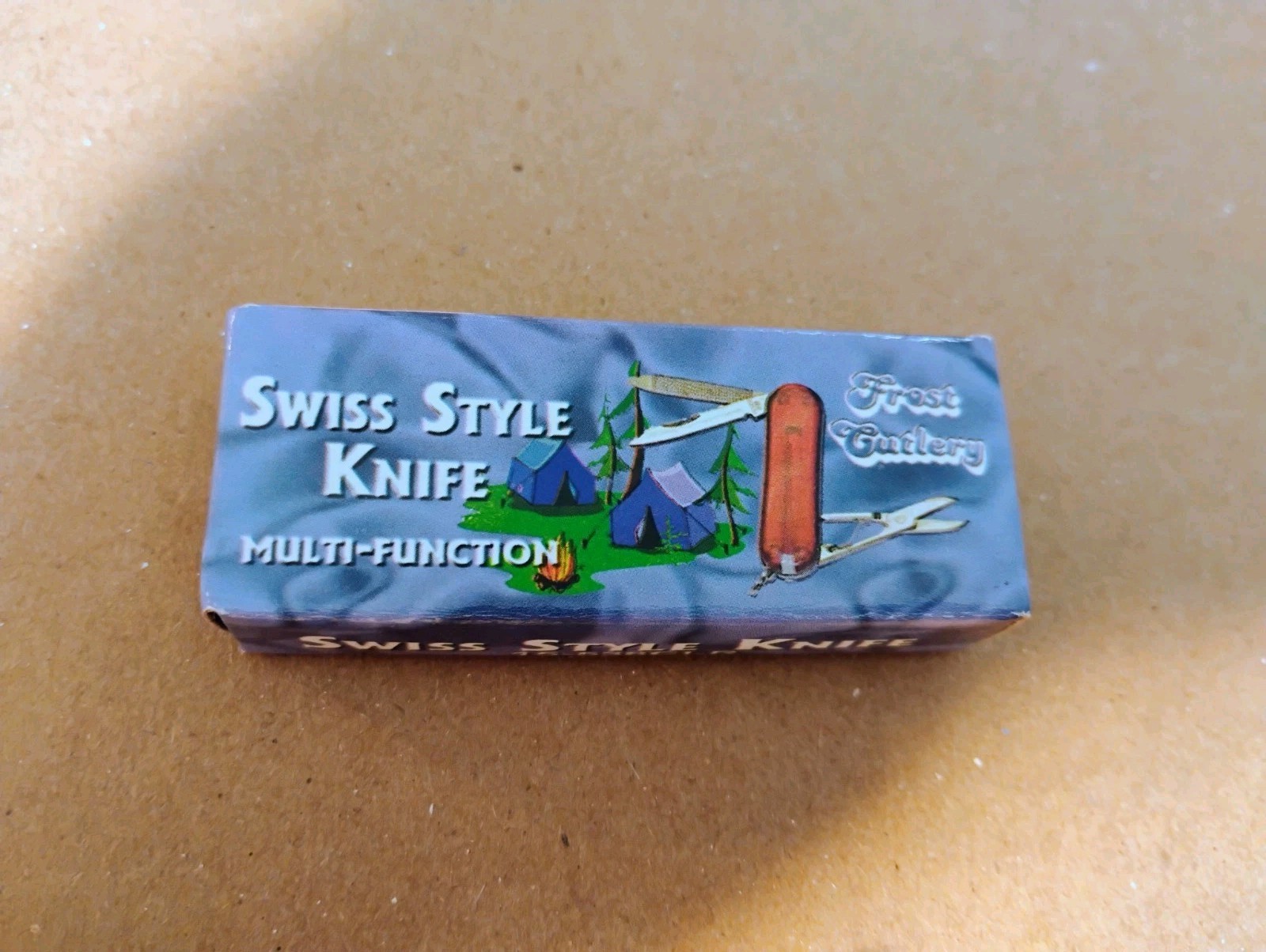 Frost Cutlery Swiss Style Knife (multi Function) 15-538CLR Red Clear New in Box