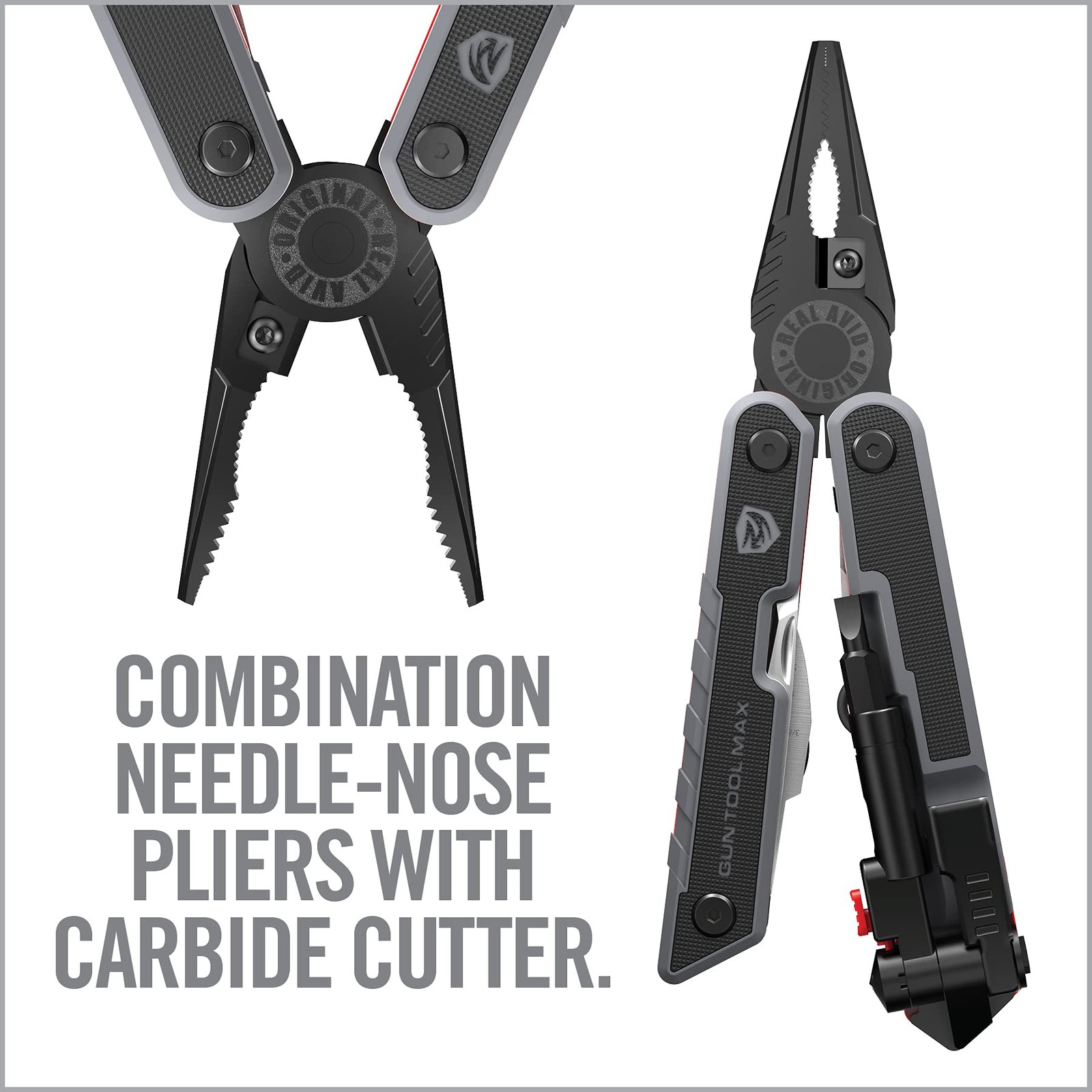 Real Avid Gun Tool Max, 37-in-1 Multitool for Gunsmithing, Includes Pliers, …