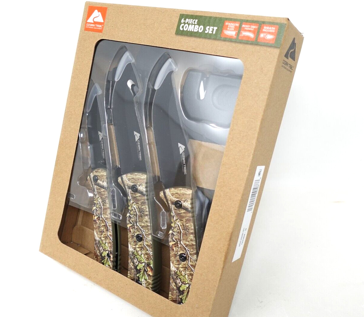 Ozark Trail 6 Pieces Hunting Knives Set, 8.25 inch Fixed Blade Knife,