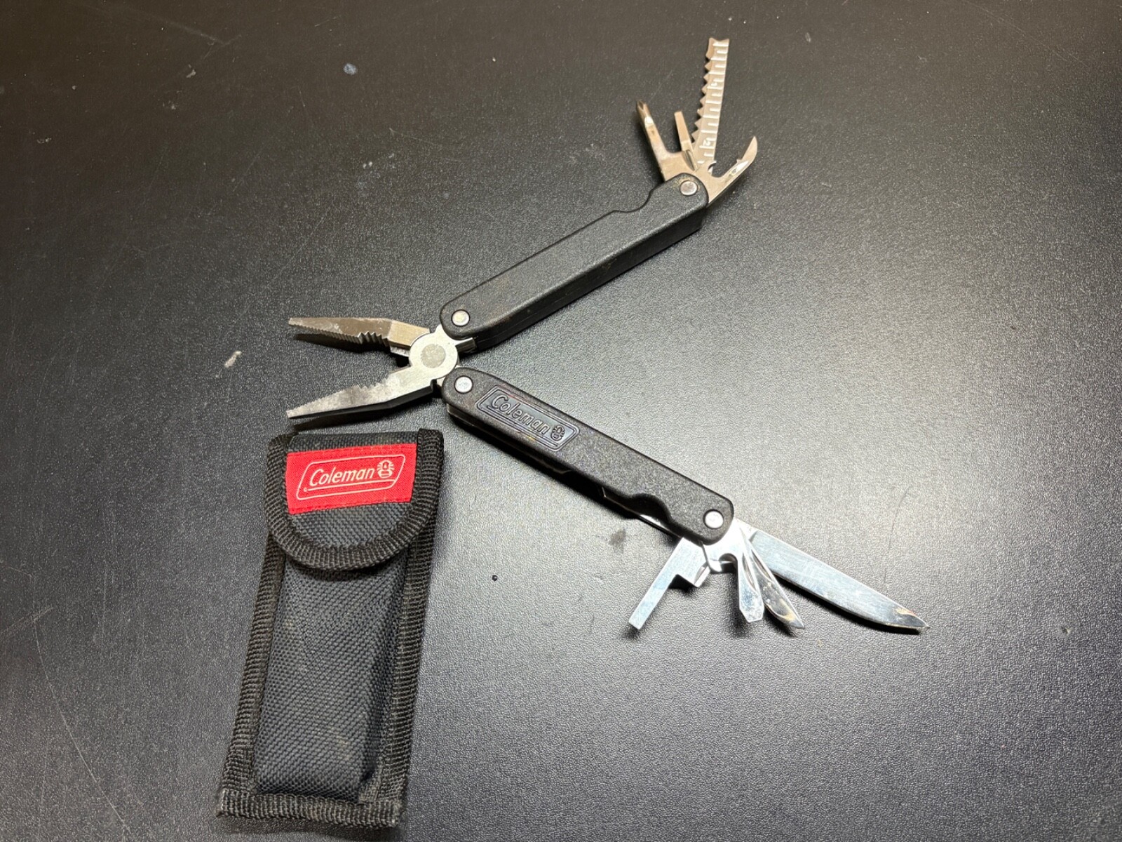 COLEMAN CAMPER’S Multi-Tool, Nylon Belt Loop Case, Hiking, Camping, Hunting