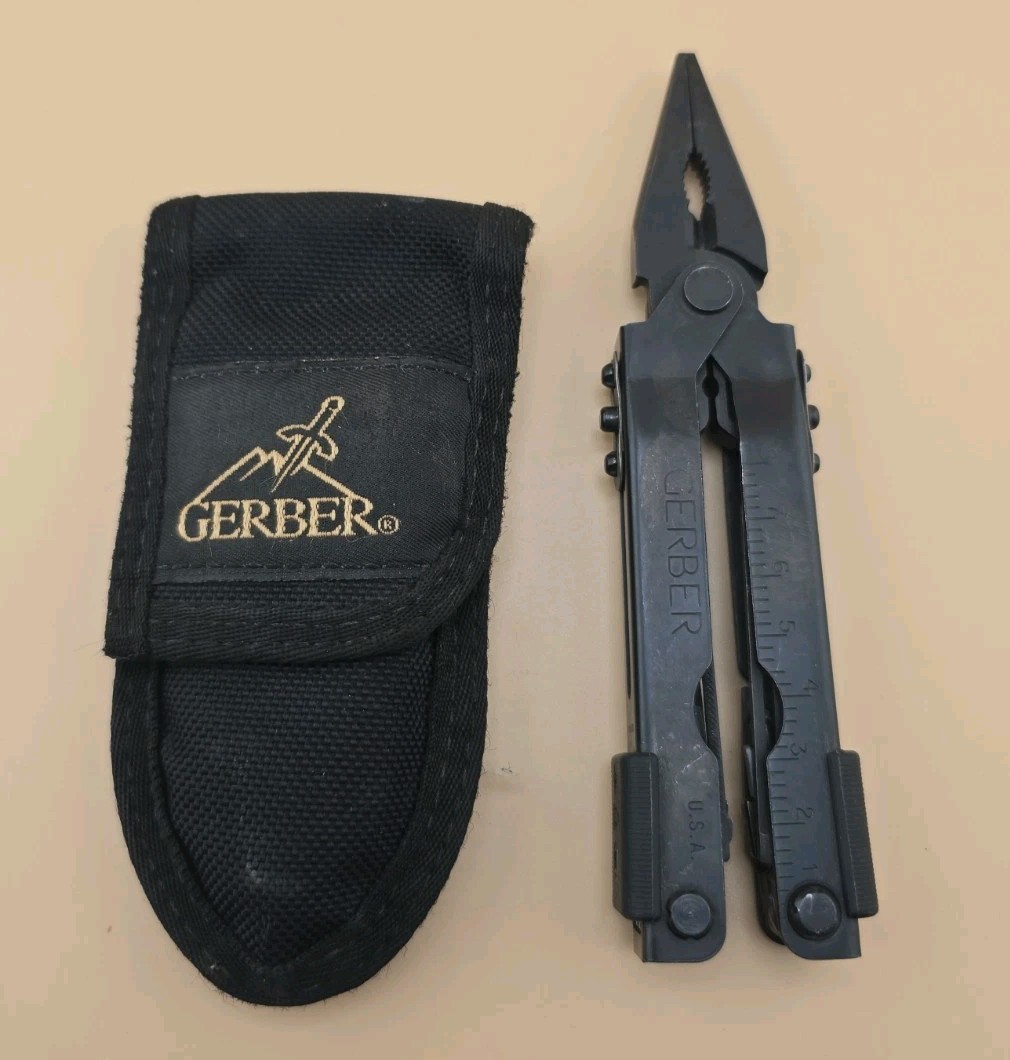 Gerber MP600 Tactical Multi-Tool Knife Black Oxide USA