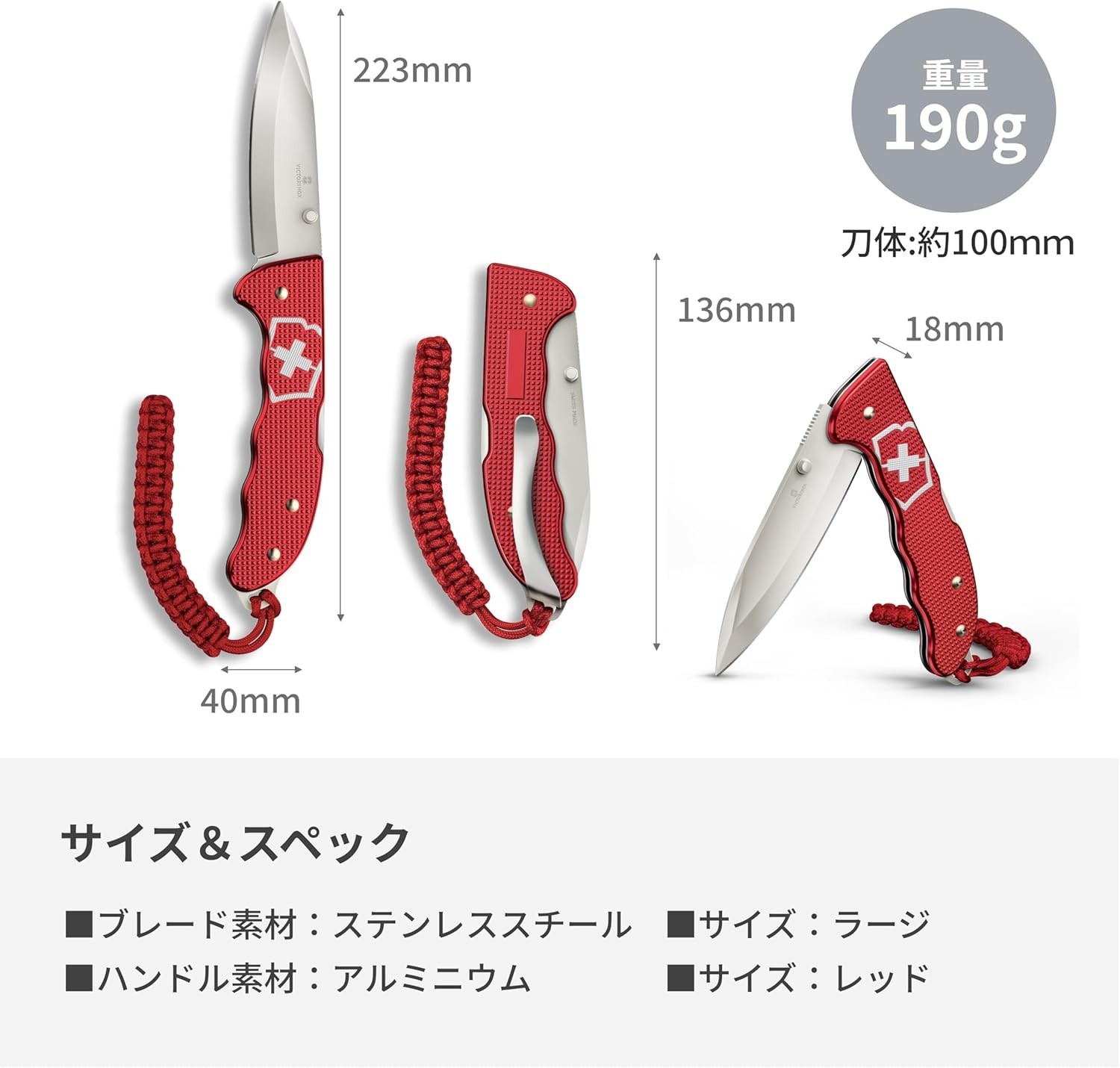NEW Victorinox Evoke Alox Swiss Army Knife 0.9415.D20