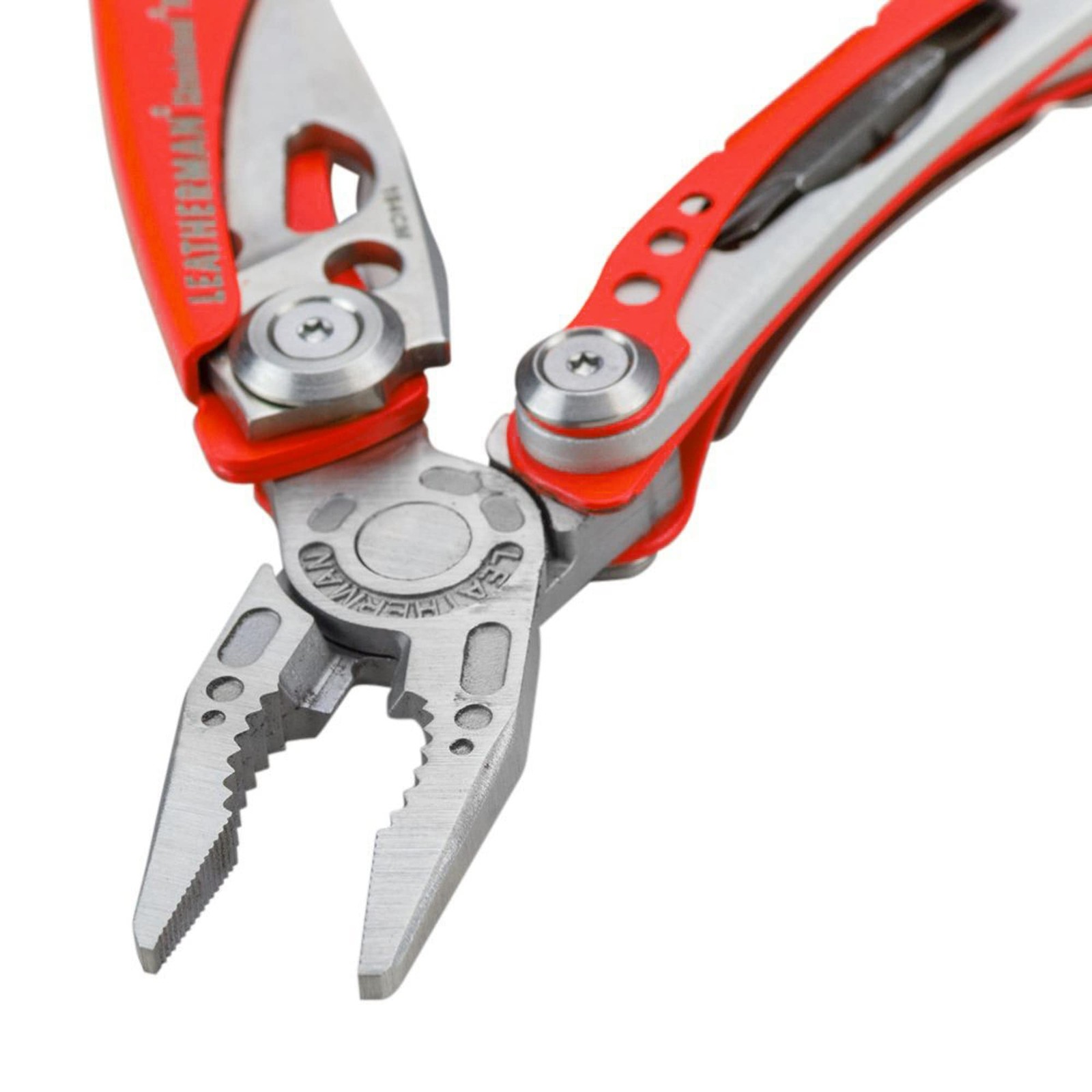 Skeletool RX Multitool with Serrated Knife and Glass Breaker, Red