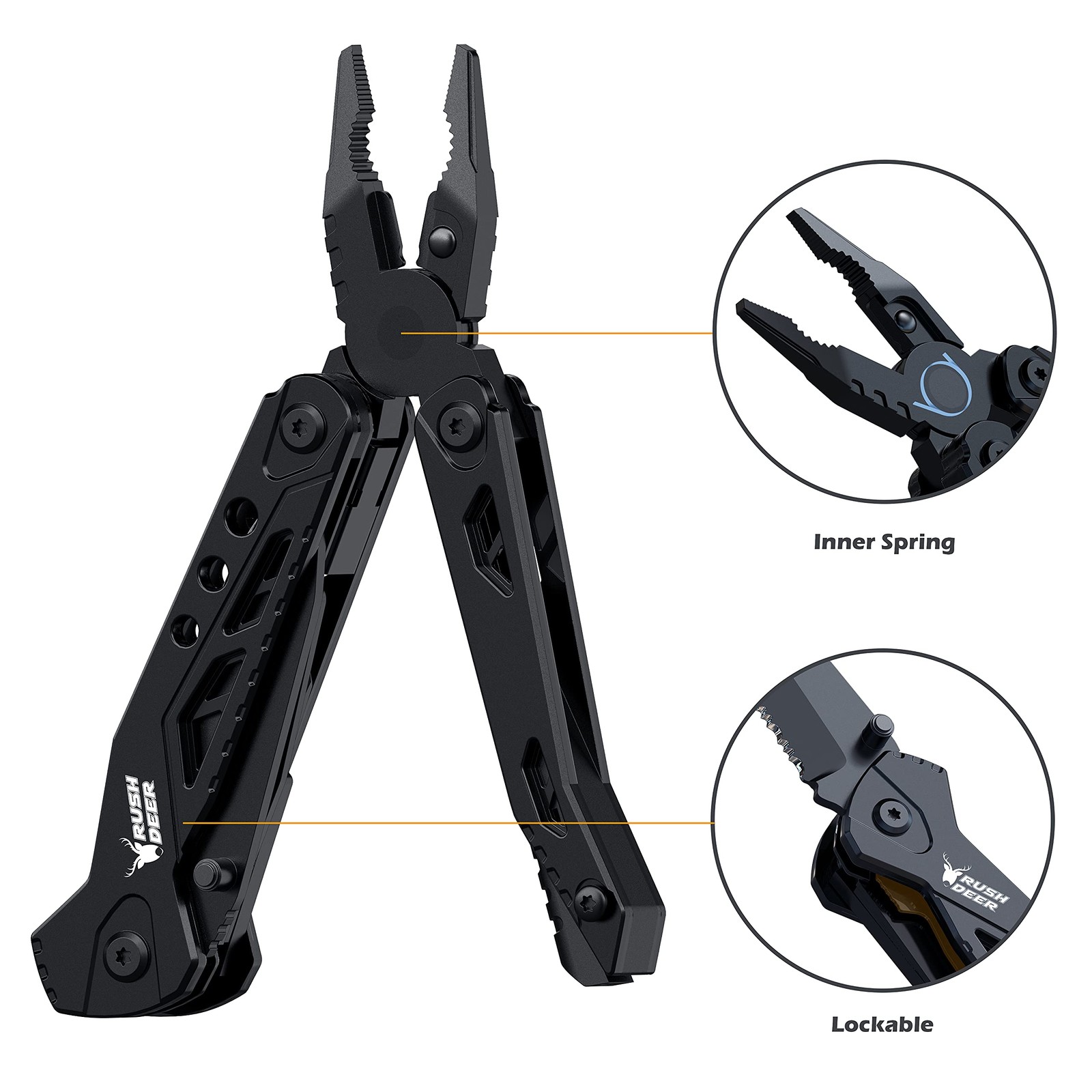 Pocket Knife – Folding EDC Multitool for Men, Small and Versatile Camping, Fi…