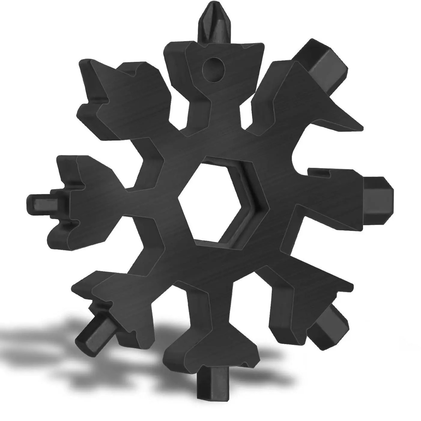 18-In-1 Snowflake Multi-Tool Stainless Steel Portable Wrench All-In-One Screwdri