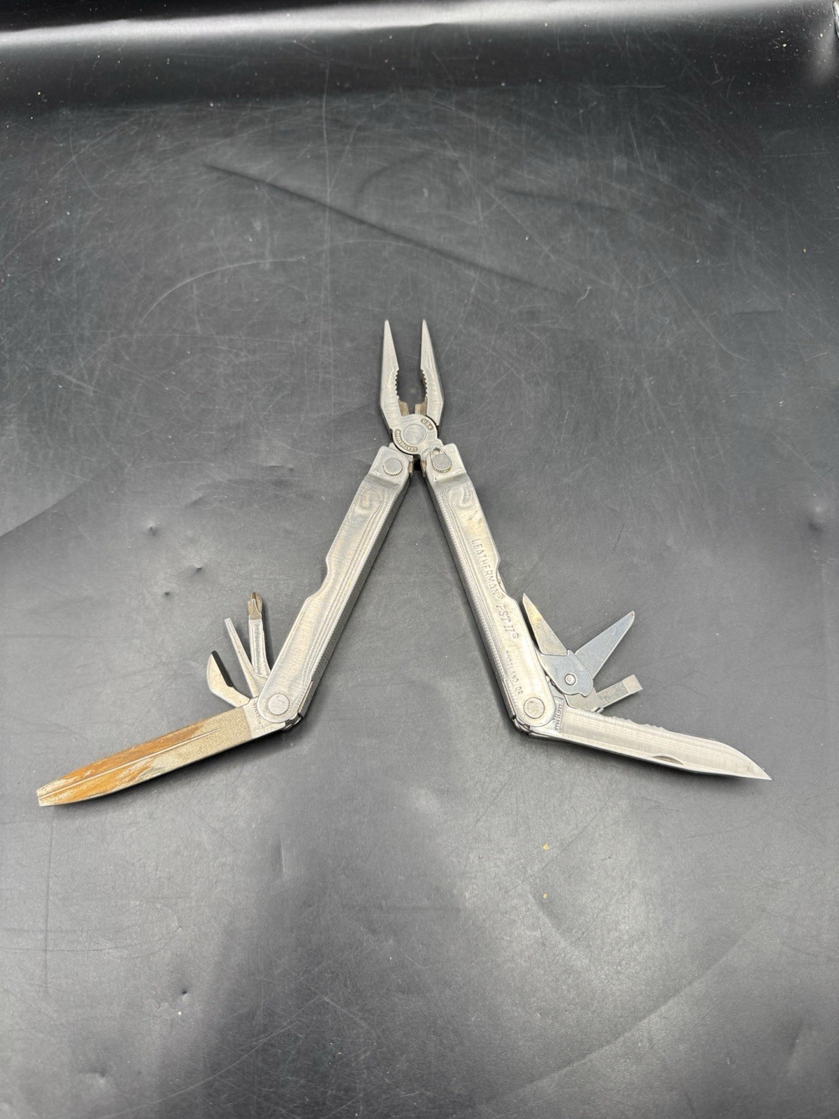Leatherman PST II Multi-Tool, Scissors, Diamond File, w/Sheath, Retired