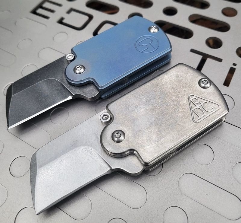 VG10 steel – Titanium alloy TC4 EDC Keychain Tool – Silvery